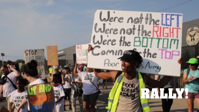 Milwaukee, WI – July 15, 2024 Poor People’s March at Republican Convention / Photo – Vic Hinterlang